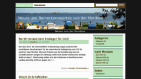 What Nordsee-tipps.de website looked like in 2015 (9 years ago)