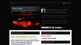 What Nott.org website looked like in 2015 (9 years ago)