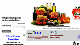 What Nutricionenlinea.cl website looked like in 2015 (9 years ago)