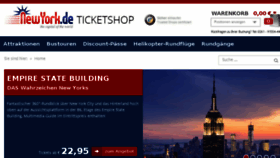 What Newyork-ticketshop.com website looked like in 2015 (9 years ago)