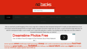 What Nobacks.com website looked like in 2015 (9 years ago)