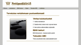 What Nettipankkiiri.fi website looked like in 2015 (9 years ago)