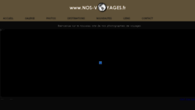 What Nos-voyages.fr website looked like in 2015 (8 years ago)