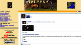 What Netserf.org website looked like in 2015 (8 years ago)