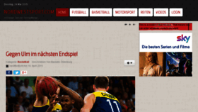 What Nordwestsport.com website looked like in 2015 (8 years ago)