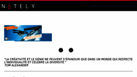 What Nately.fr website looked like in 2015 (8 years ago)