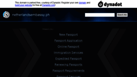 What Netherlandsembassy.ph website looked like in 2015 (8 years ago)