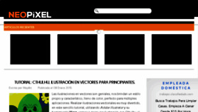 What Neopixel.com.mx website looked like in 2015 (8 years ago)