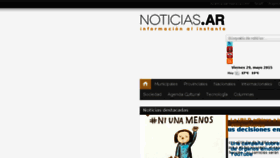 What Noticiasar.com website looked like in 2015 (8 years ago)
