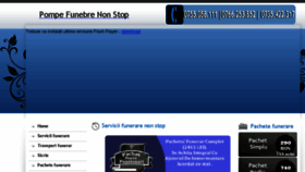 What Nonstopfunerare.ro website looked like in 2015 (8 years ago)