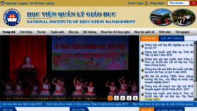 What Niem.edu.vn website looked like in 2015 (8 years ago)