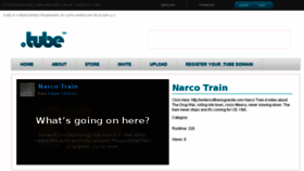 What Narcotube.com website looked like in 2015 (8 years ago)