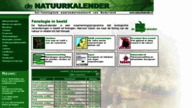 What Natuurkalender.nl website looked like in 2015 (10 years ago)