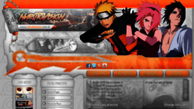 What Narutovision.com website looked like in 2015 (8 years ago)