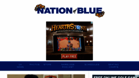 What Nationofblue.com website looked like in 2015 (8 years ago)