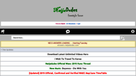 What Naijadudes.com website looked like in 2015 (8 years ago)