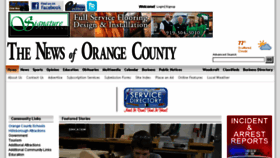 What Newsoforange.com website looked like in 2015 (10 years ago)