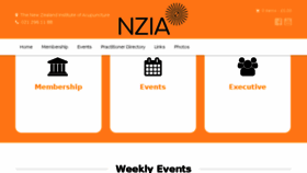 What Nzia.org website looked like in 2015 (8 years ago)