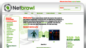 What Netbrawl.com website looked like in 2015 (8 years ago)
