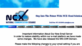 What Ncx.com website looked like in 2015 (8 years ago)