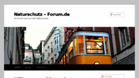 What Naturschutz-forum.de website looked like in 2015 (8 years ago)