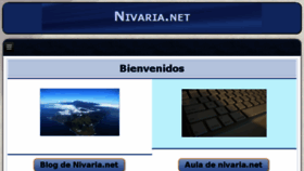 What Nivaria.net website looked like in 2015 (8 years ago)