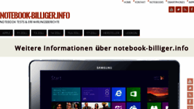 What Notebook-billiger.info website looked like in 2015 (8 years ago)