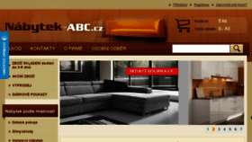 What Nabytek-abc.cz website looked like in 2015 (8 years ago)