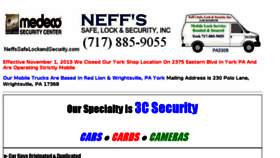 What Neffssafelockandsecurity.com website looked like in 2015 (8 years ago)