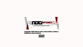 What Notinfomex.co website looked like in 2015 (8 years ago)