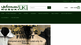 What Nusuki.co.uk website looked like in 2015 (8 years ago)