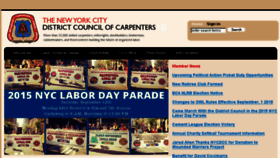 What Nycdistrictcouncil.com website looked like in 2015 (8 years ago)