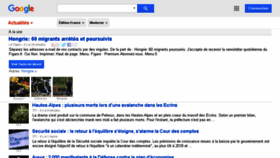 What News.google.fr website looked like in 2015 (8 years ago)