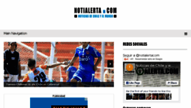 What Notialerta.com website looked like in 2015 (8 years ago)