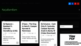 What Naijabambam.com website looked like in 2015 (8 years ago)