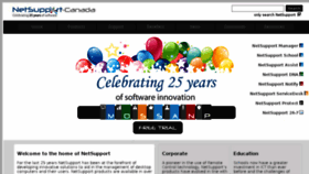 What Netsupport-canada.com website looked like in 2015 (8 years ago)
