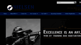 What Nielsentraining.com website looked like in 2015 (8 years ago)