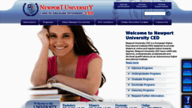 What Newportuniversity.eu website looked like in 2015 (8 years ago)