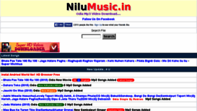 What Nilumusic.in website looked like in 2015 (8 years ago)