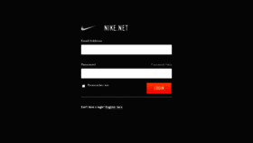What Nike.net website looked like in 2015 (8 years ago)
