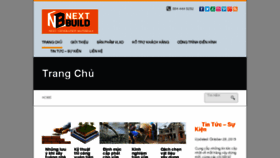 What Nextbuild.com.vn website looked like in 2015 (8 years ago)