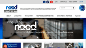What Nacd.com website looked like in 2015 (8 years ago)