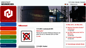 What Neunkirchen.de website looked like in 2015 (8 years ago)