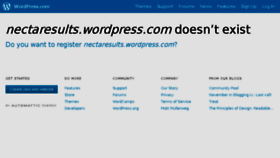 What Nectaresults.co.tzresultspk.wordpress.com website looked like in 2015 (8 years ago)