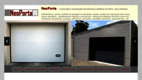 What Neoporta.pt website looked like in 2015 (8 years ago)