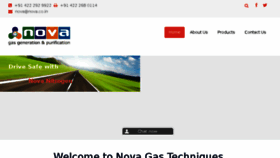 What Nova.co.in website looked like in 2015 (8 years ago)