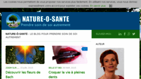 What Nature-o-sante.com website looked like in 2015 (8 years ago)