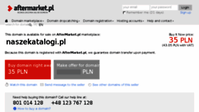 What Naszekatalogi.pl website looked like in 2015 (8 years ago)