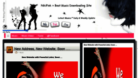 What Nikipink.com website looked like in 2015 (8 years ago)