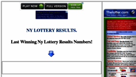 What Ny-lottery-results.net website looked like in 2015 (8 years ago)